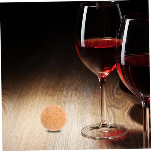 Vista 5 de 1 tapón de bola de corcho de madera para decantador de vino, jarra y botella, 1.41 pulgadas de diámetro, fácil de usar y reutilizable