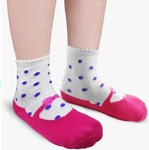 Vista 7 de ELUTONG Calcetines antideslizantes para bebés, calcetines antideslizantes para el tobillo, calcetines para niños de 0 a 7 años, 12 pares