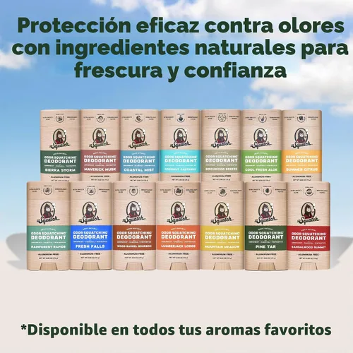 Vista 8 de Dr. Squatch Desodorante natural para hombres, sin aluminio, Summer Citrus + Cool Fresh Aloe, 2.65 oz, 2