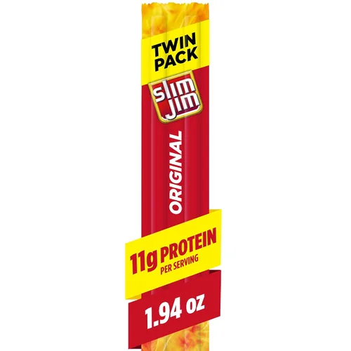 Vista 12 de Slim Jim Original Beef Snack Stick 'N Jalapeño Cheese, 1.5 oz