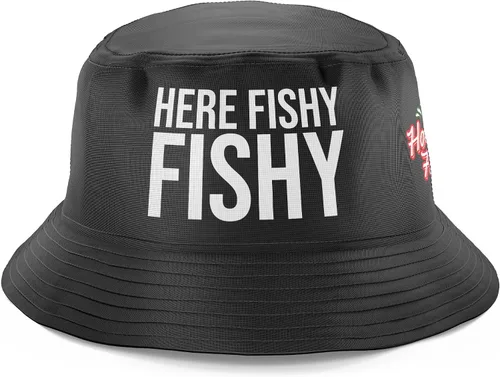 Vista 7 de Regalos de pesca para hombres, WTF Wheres The Fish, divertido sombrero de pesca, sombrero de pescador, sombrero de sol para pesca