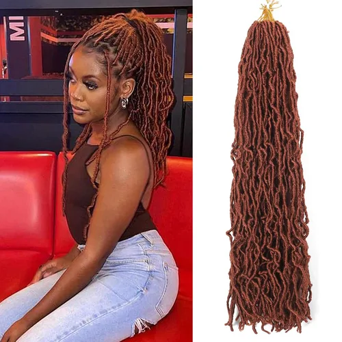 Vista 11 de Extensiones de cabello de ganchillo de 12 pulgadas de pelo sintético de ganchillo 1B, extensiones de cabello de ganchillo suaves