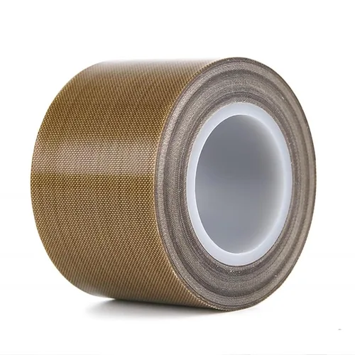 Vista 16 de Cinta de teflón, cinta de 1/2 pulgada x 10 metros x 0.18mm de baja fricción, cinta adhesiva resistente a altas temperaturas, resistente a la Marrón