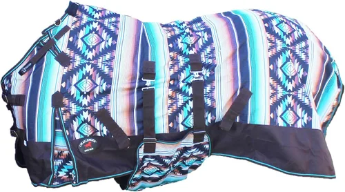 Vista 2 de CHALLENGER 60 "1200D Caballo Partido Impermeable Pesado Invierno Manta Serape 5B107