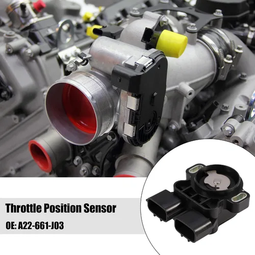 Vista 2 de X AUTOHAUX Reemplazo del sensor de posición del acelerador de coche negro A22-661-J03 para Nissan Skyline RB33 2.5L RB25DET 93-98 para Nissan Patrol