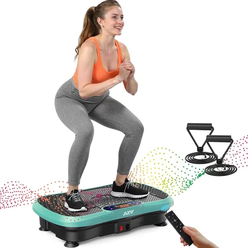 Vista 22 de AXV Vibration Plate Fitness Platform Exercise Machine Vibrating Shaking Full Body Shaker Workout Vibrate Stand Shake Board Sport for Weight Loss Fat