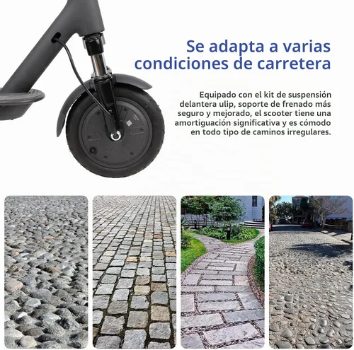 Vista 6 de Ulip Kit de suspensión delantera - Amortiguador con soporte ajustable, accesorios para guardabarros M365 Pro Pro2 1S MI3 Essential Lite.