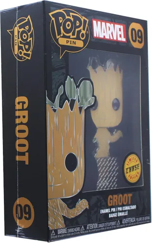 Vista 3 de Funko Pin POP Marvel de 3 pulgadas Baby Groot Chase