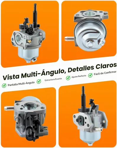 Vista 5 de MOTOALL Carburador para lavadora a presión Ryobi RY802900 2900 PSI