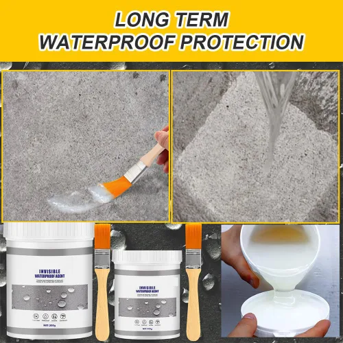 Vista 5 de Agente antifugas invisible súper fuerte, impermeable, adhesivo transparente para reparación de fugas, sellador aislante impermeable para techo