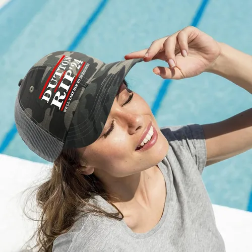 Vista 5 de devor Gorras Dutton Rip 2024 con texto en inglés "We 'll Take Em to The Train Station Baseball Gorras para hombre, divertido sombrero ajustable