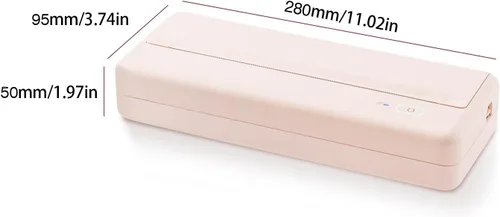 Vista 8 de Bisofice Impresora inalámbrica portátil MT810 A4 Impresión térmica
