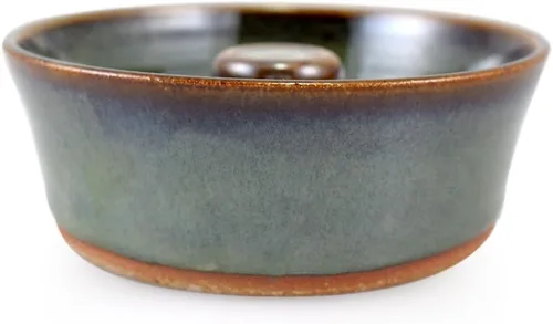 Vista 4 de American Made Stoneware Cerámica Microondas Omelette Huevos Cocina (Azul Medianoche - Tamaño doble)