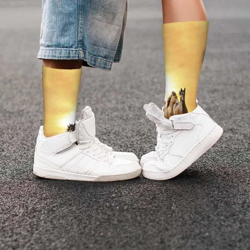 Vista 7 de Pehede Calcetines unisex divertidos, regalos para mujeres y hombres