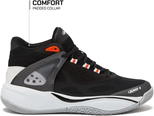 Vista 3 de AND1 Revel Mid - Tenis de baloncesto para hombre, para interiores o exteriores, para calle o cancha, tallas 7-16