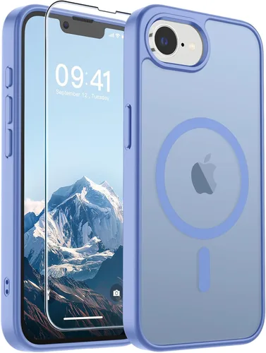 Vista 44 de SUPFINE Funda magnética para iPhone SE 2022 (3ª)/2020 (2ª), iPhone 8 (compatible con MagSafe) (protección contra caídas de grado militar), funda