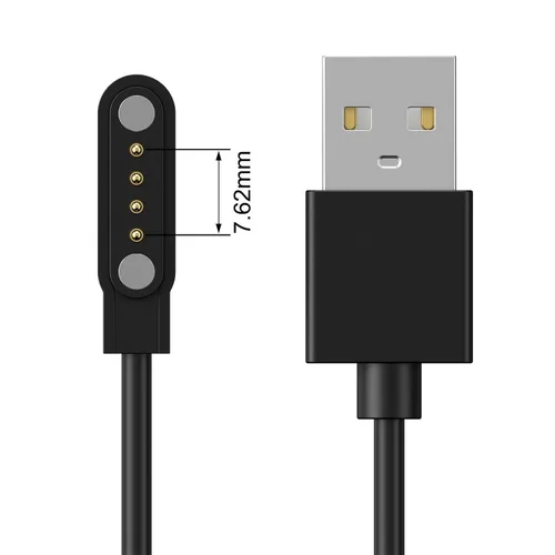 Vista 3 de Meliya Cable de carga magnético de repuesto para auriculares de conducción ósea, cable de carga USB para interfaz de 4 pines Auriculares