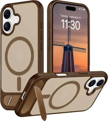 Vista 189 de Funda para iPhone 11 con compatibilidad magnética, [Soporte invisible incorporado][Compatible con MagSafe]