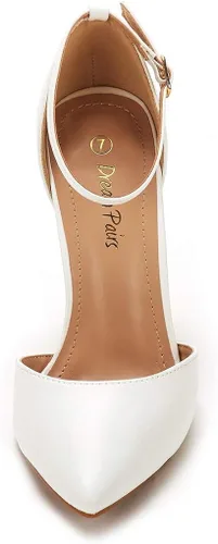 Vista 4 de DREAM PAIRS - Zapatos de tacón con punta para mujer