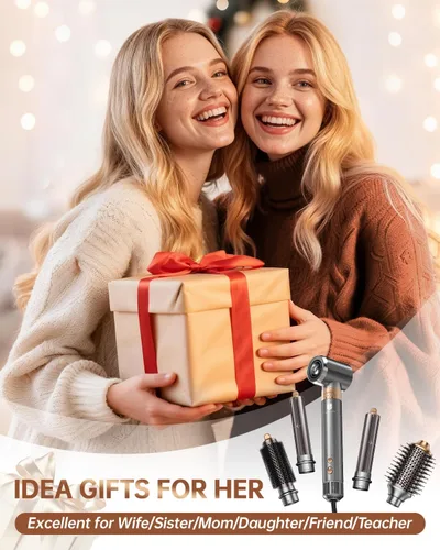 Vista 7 de webeauty - Cepillo secador de pelo, peinado profesional 5 en 1 de aire caliente, secador de pelo iónico negativo de alta velocidad, secado rápido