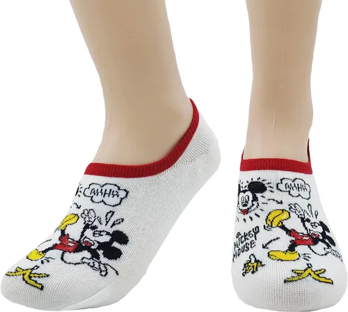 Vista 4 de Worldlook - Calcetines para mujer, diseño de personajes de película animación, mezcla de algodón