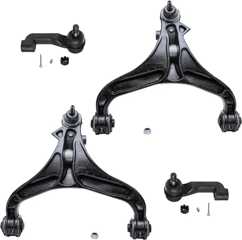 Vista 225 de Detroit Axle - 4 piezas de brazos de control traseros para Ford C-Max, Focus, Mazda 3 5, Volvo C30, C70, S40, V50, 4 brazos de control superiores e