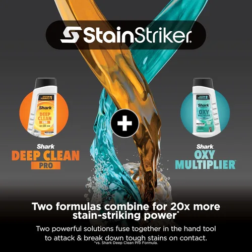Vista 3 de Shark StainStriker - Limpiador portátil para alfombras, tapicería y alfombras de área, herramienta XL de regalo y solución de limpieza