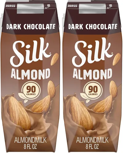 Vista 15 de Silk Leche de almendras original orgánica, 8 onzas líquidas (paquete de 18)