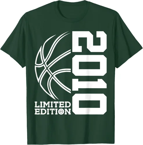 Vista 96 de Camiseta de baloncesto de 13 cumpleaños edición limitada 2010, Negro