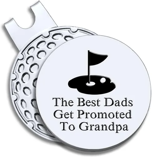 Vista 18 de Men Golf Ball Marker with Magnetic Hat Clip, Funny Golf Accessories Gifts for Men, Novelty Birthday Gifts for Male Golfer Fan