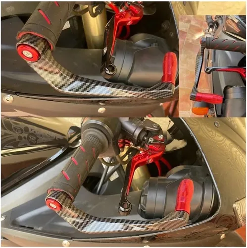 Vista 6 de Motorbike Handlebar Handguard Shield for FZ8 FZ 8 for FAZER FZ8R FZ8S 2010 2011 2012 2013 2014-2018 Motorcycle Handlebar Grips Guard Brake Clutch