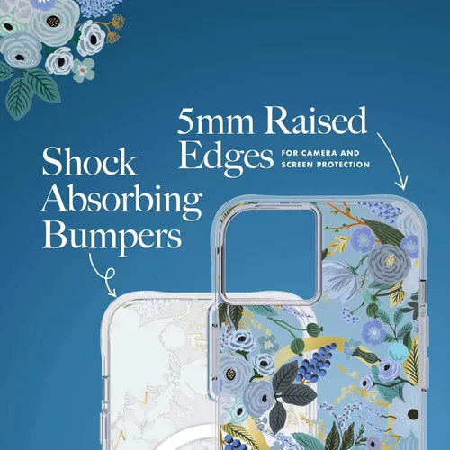 Vista 3 de Rifle Paper Co. - Funda para iPhone 14 Plus [compatible con MagSafe] [protección contra caídas de 10 pies] Bonita funda para iPhone de 6.7 pulgadas