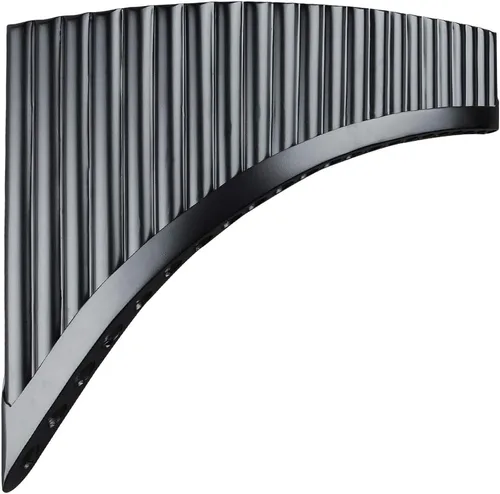 Vista 12 de 22 tubos G Key Profesional Black Pan Flauta China Tradicional Instrumento Musical Tubos Fácil de Aprender con Exquisitas Tubos de Pan Marrón Flauta