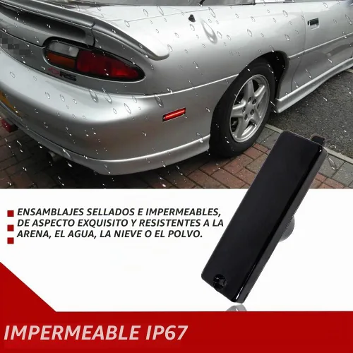 Vista 3 de para 1993 1994 1995 1996 1997 1998 1999 2000 2001 2002 luz indicadora lateral trasera de lente roja LED para Chevy Camaro