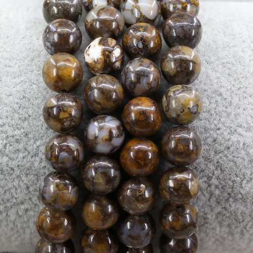 Vista 26 de Amandastone Pulsera elástica de cuentas redondas de 0.315 in con piedras preciosas naturales de 7 pulgadas