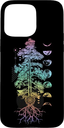 Vista 31 de Tree of Life Phases of The Moon Yoga Chakra Gift Case for iPhone 17