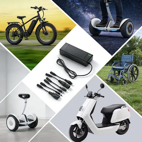 Vista 5 de El SGS certificó el cargador eléctrico rápido de la bicicleta 54.6V 2A para Negro brillante
