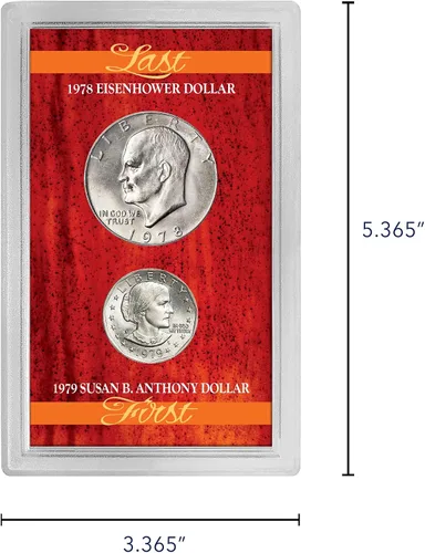 Vista 6 de American Coin Treasures Último dólar de Eisenhower y primer dólar de Susan B. Anthony
