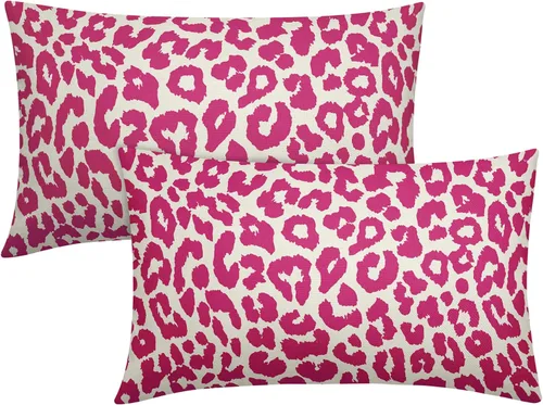 Vista 59 de Juego de 2 fundas de almohada con estampado de leopardo negro de 16 x 16 pulgadas, diseño de animal de guepardo, chinoiserie, fundas de almohada