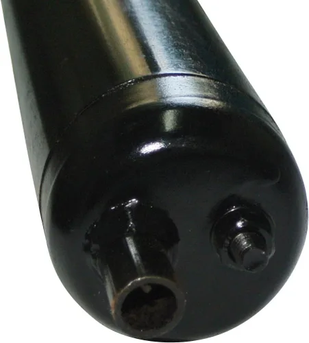 Vista 7 de Tubo de escape negro de 1.575 in para bicicleta motorizada de 49 cc, 50 cc, 60 cc, 66 cc, 80 cc, 2 tiempos