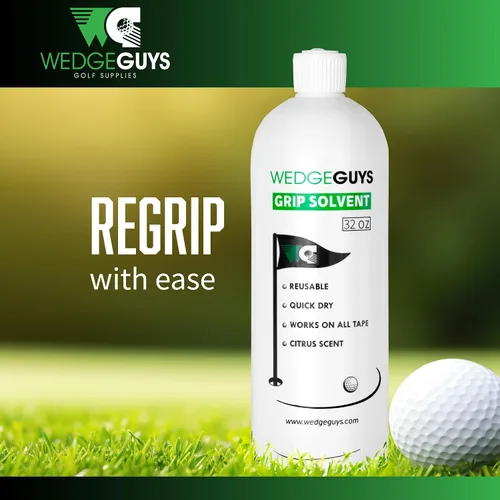 Vista 3 de Wedge Guys Solvente Profesional para Cinta de Agarre de Golf para Reemplazo de Agarre de Palos de Golf Solución de Solvente para Agarre de Golf