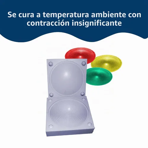 Vista 5 de Goma líquida Smooth-On para molde de silicona Oomoo 30 Kit de fabricación de moldes de silicona
