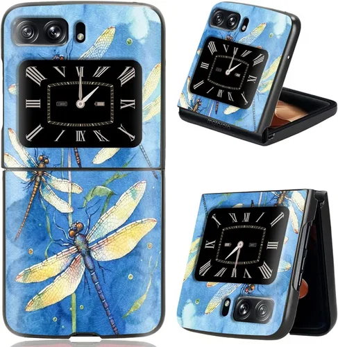 Vista 21 de Rossy Funda para Motorola Razr Plus 2023 para Moto Razr+ 2023 con patrón de niña africana para mujeres y hombres, ultra delgada, ligera