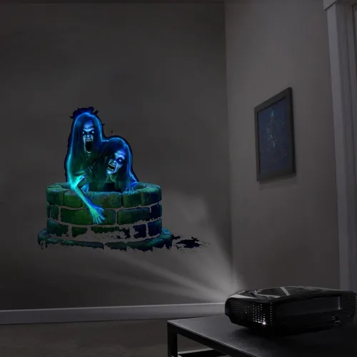Vista 6 de AtmosFX® Spooky Halloween Hollusion Vol 1 Decoración digital en USB Incluye 8 efectos de video Atmosfx para Hallloween