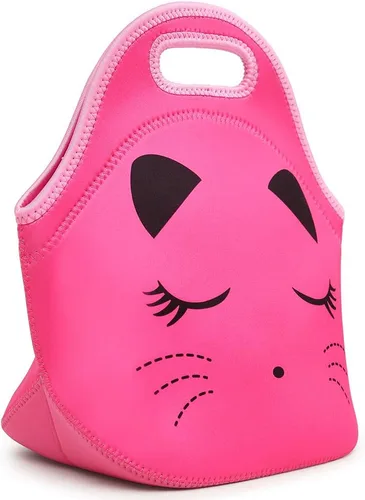 Vista 3 de Bonita mochila escolar rosa con lazo de diamante brillante impermeable para niñas, Rosado, M