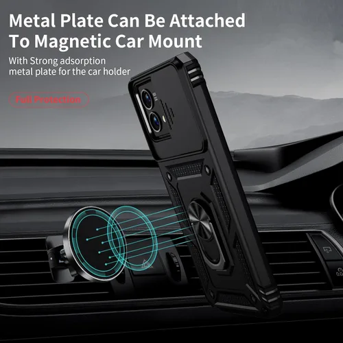 Vista 3 de Funda para Moto G Stylus 5G 2023, (No para la versión 4G), Cubierta para Lente de Cámara, Protector de Pantalla HD, Protección contra Caídas