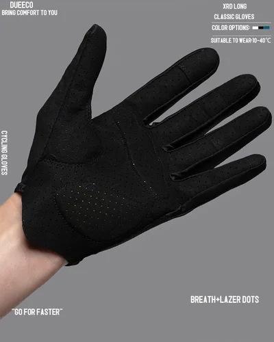 Vista 3 de Guantes de ciclismo Guantes de ciclismo para hombres y mujeres con acolchado de palma XRD de 0.118 pulgadas, pantalla táctil compatible