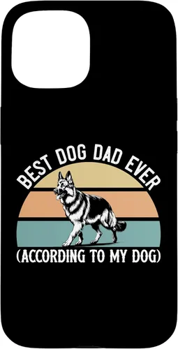 Vista 6 de German Shepherd Best Dog Dad Ever According to My Dog, GSD Case for iPhone XR