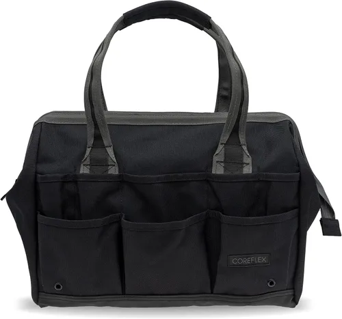 Vista 5 de Coreflex Bolsa de herramientas de 14 pulgadas de boca ancha, bolsa de equipo, de múltiples propósitos - para plomeros, electricistas, manitas