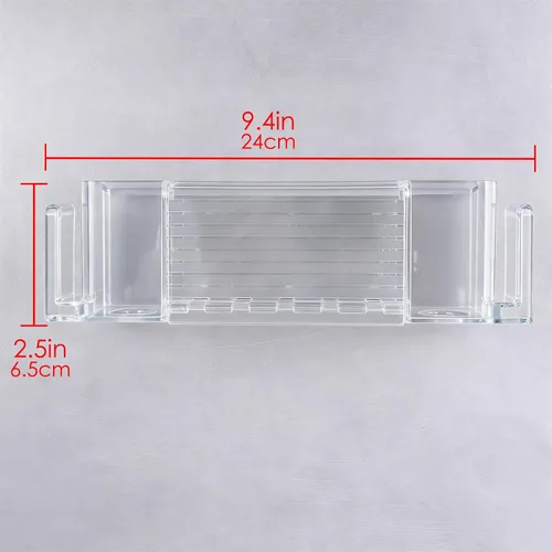 Vista 2 de Soporte de pared para cepillos de dientes con 5 ranuras con tapa, organizador de almacenamiento autoadhesivo para cepillos de dientes para ducha